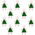 Set of 10 Dancing Girl Christmas Tree Pins