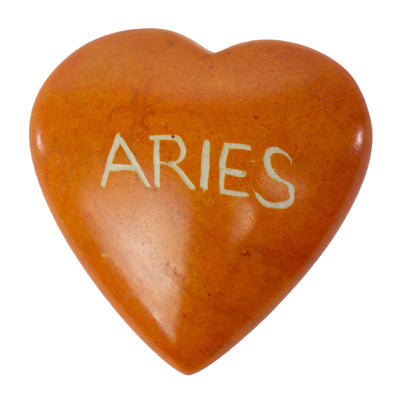5-Pack - Soapstone Zodiac Hearts - Aries