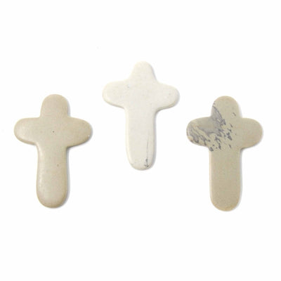 10-Pack - Soapstone Comfort Crosses