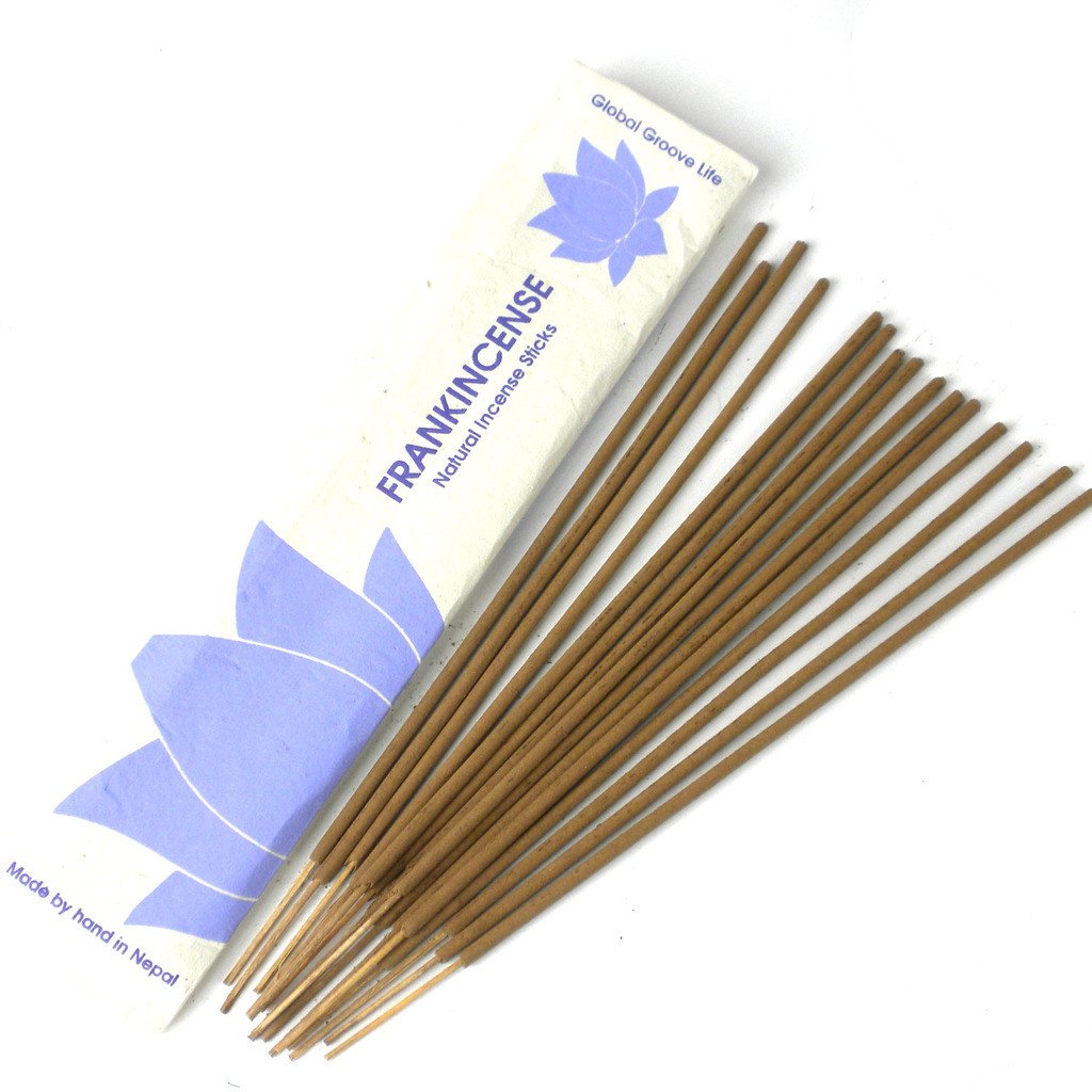 Stick Incense, Frankincense - Pack of 10 Sleeves