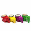 Single Colorful Soapstone Elephant Tea Lights