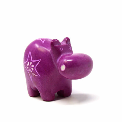 Single Soapstone Hippos - Medium 2.5 inch