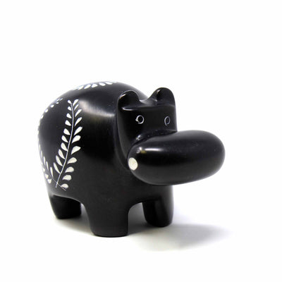 Single Soapstone Hippos - Medium 2.5 inch