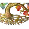 Vibrant Four Season Tree of Life with Birds Steel Drum Wall Art, 14 inch