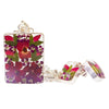 Pressed Flower Rectangle Stud Earrings - MIXED COLORS