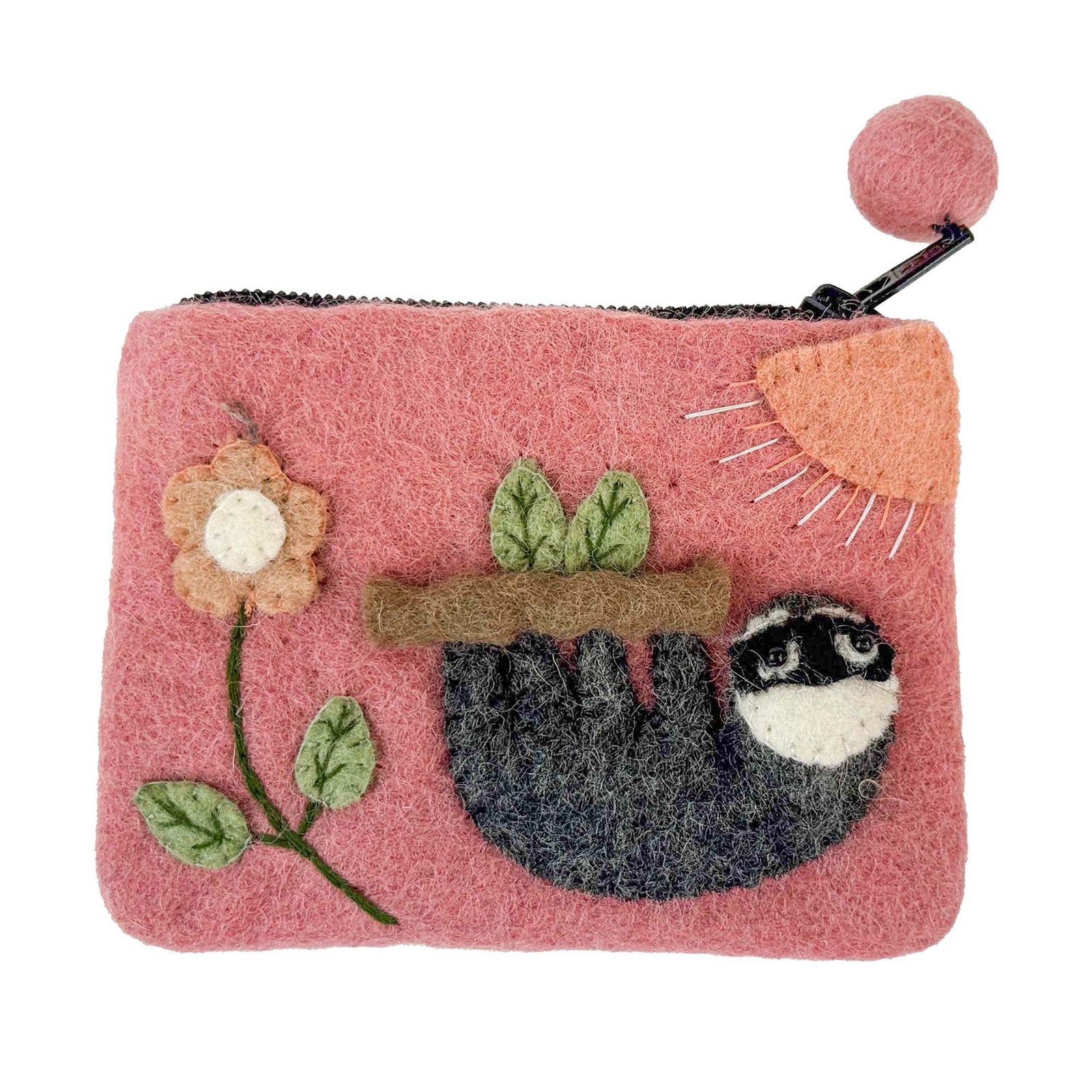 Sloth Felt Coin Purse