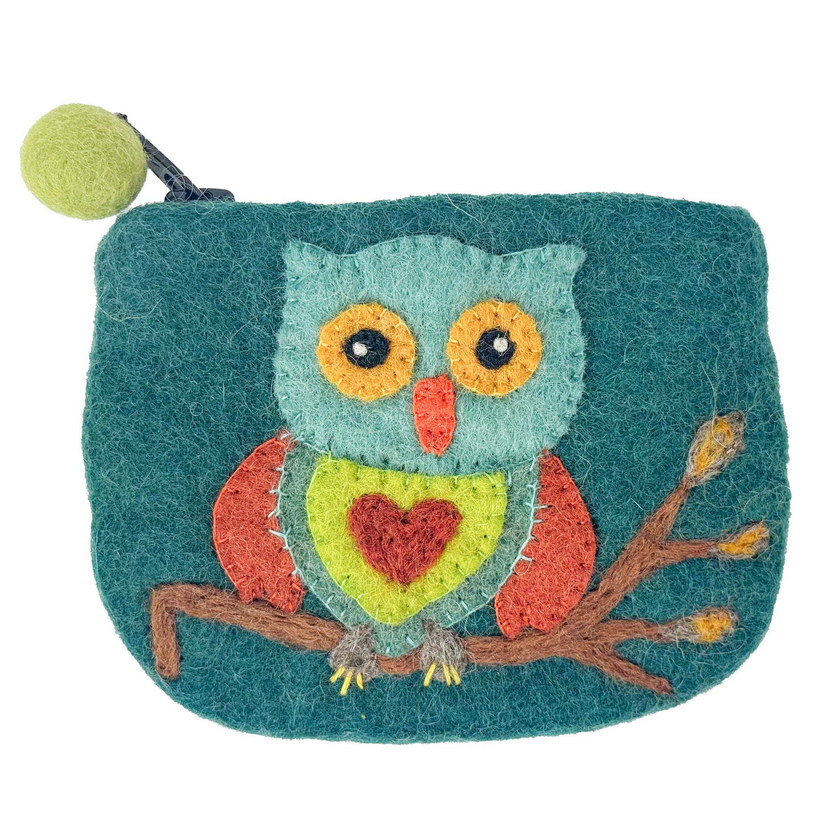 Owl Felt Coin Purse