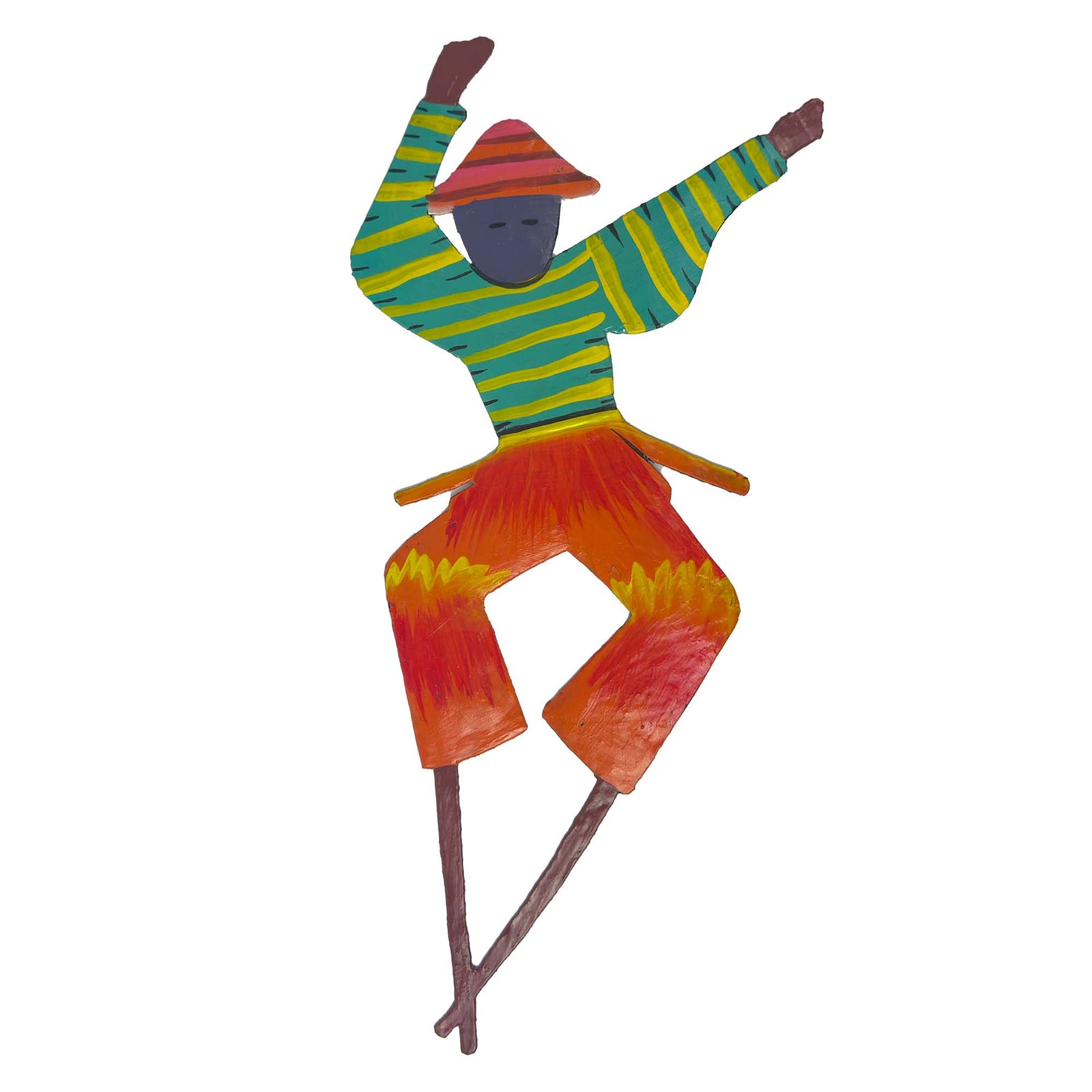 Painted Moko Jumbies- Mojo Ankle Tap, 12 inch
