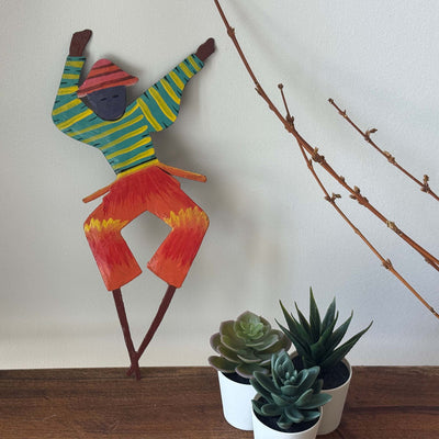 Painted Moko Jumbies- Mojo Ankle Tap, 12 inch