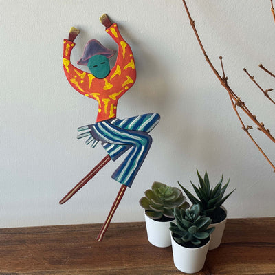 Painted Moko JumbieTakes Flight, 12 inch