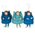 Glacier Fairy Felt Holiday Ornament, Set of 3, Blue