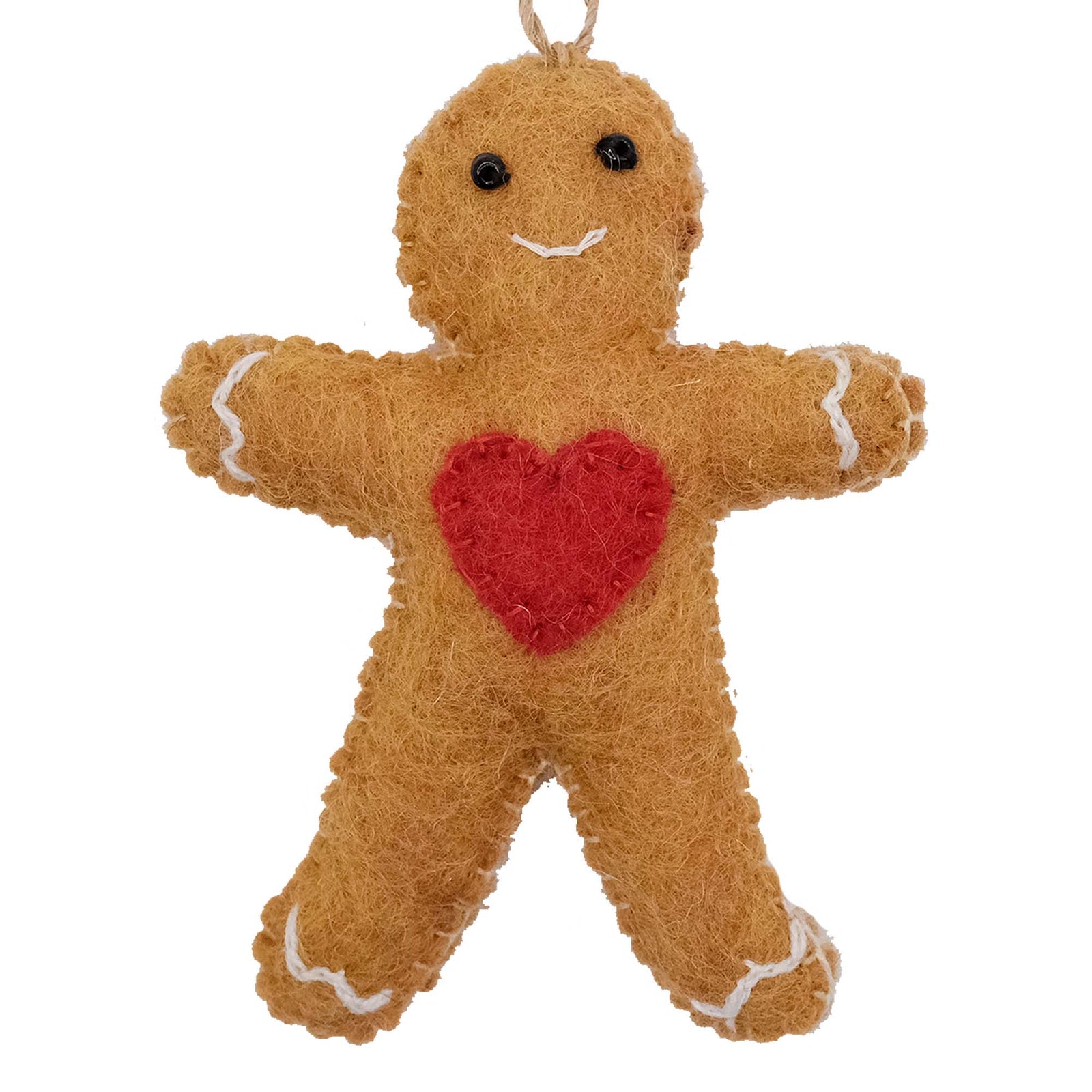 CLOSEOUT - Ginger Bread Friend Felt Ornament
