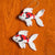CLOSEOUT - Koi Fish Felt Ornament, Black