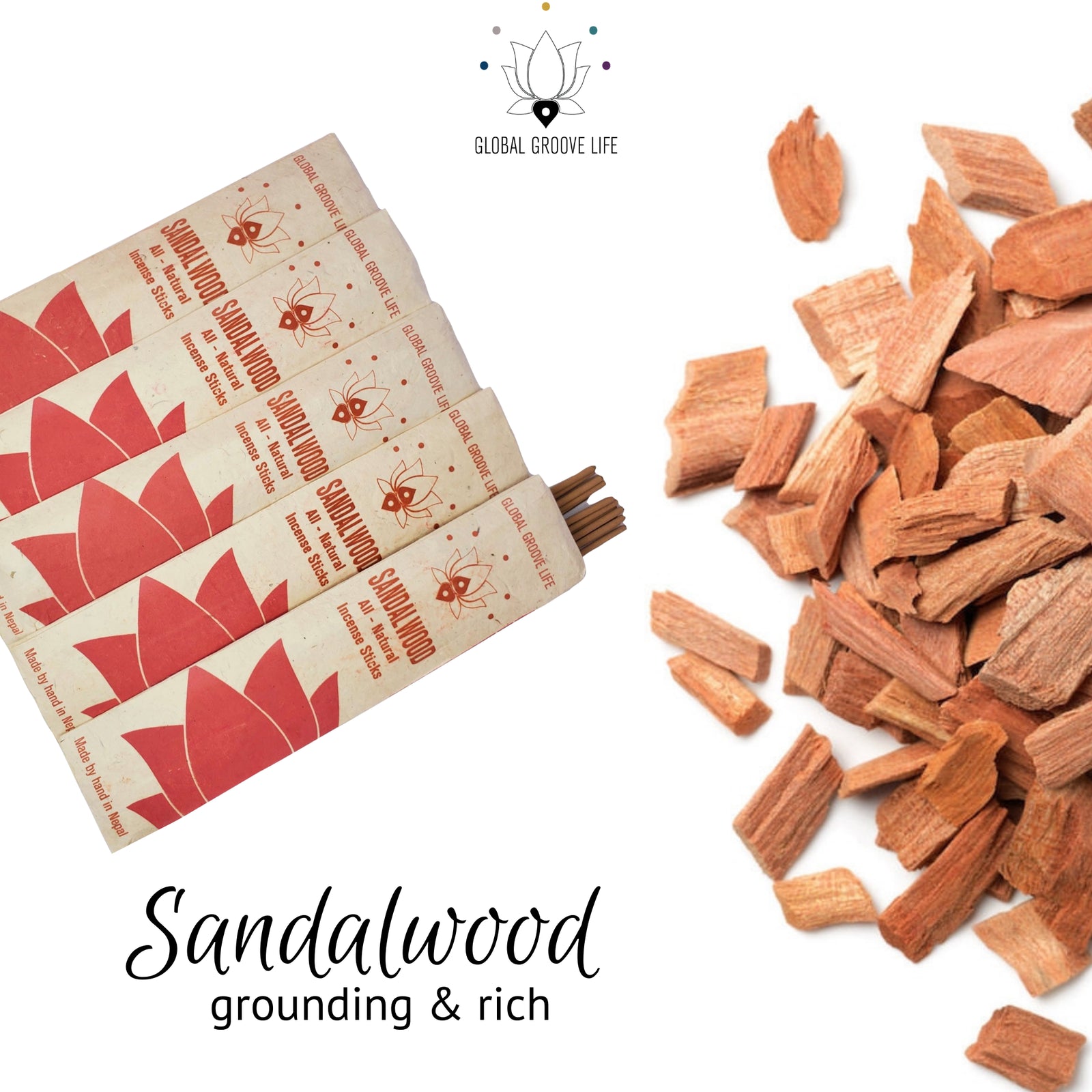 Sandalwood Incense- 15 sticks