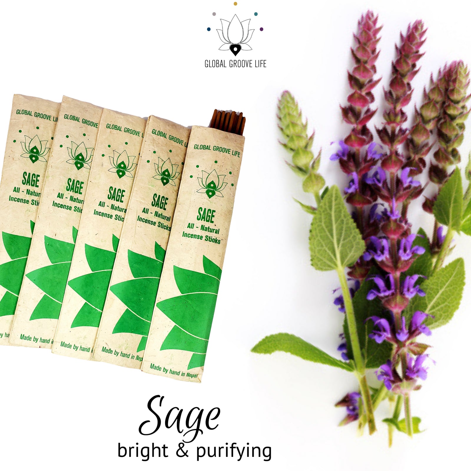 Sage Incense- 15 sticks