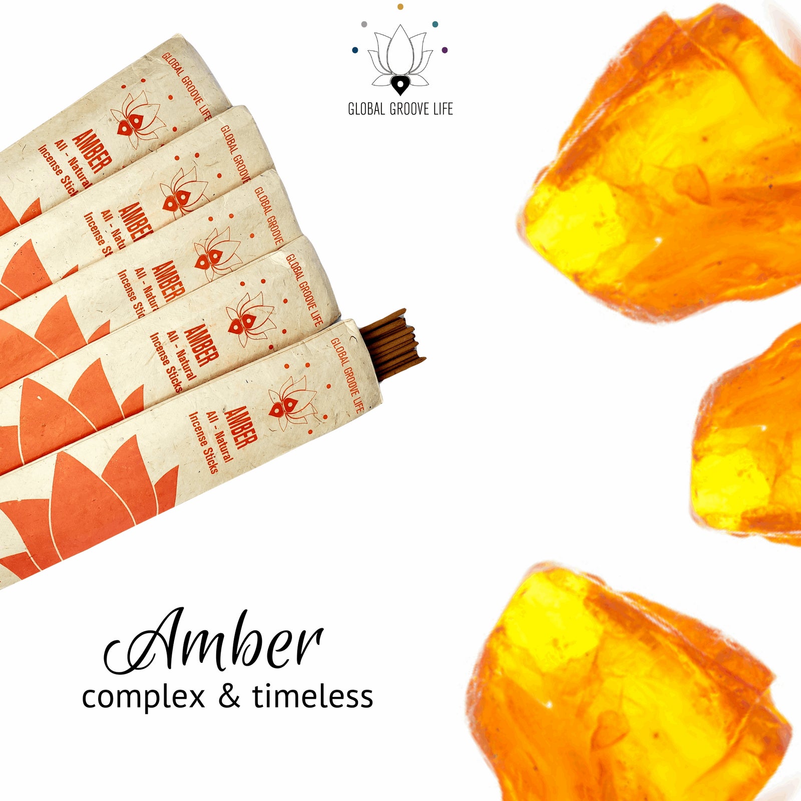 Amber Incense- 15 sticks