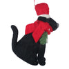 Big Dog Black Lab Felt Ornament