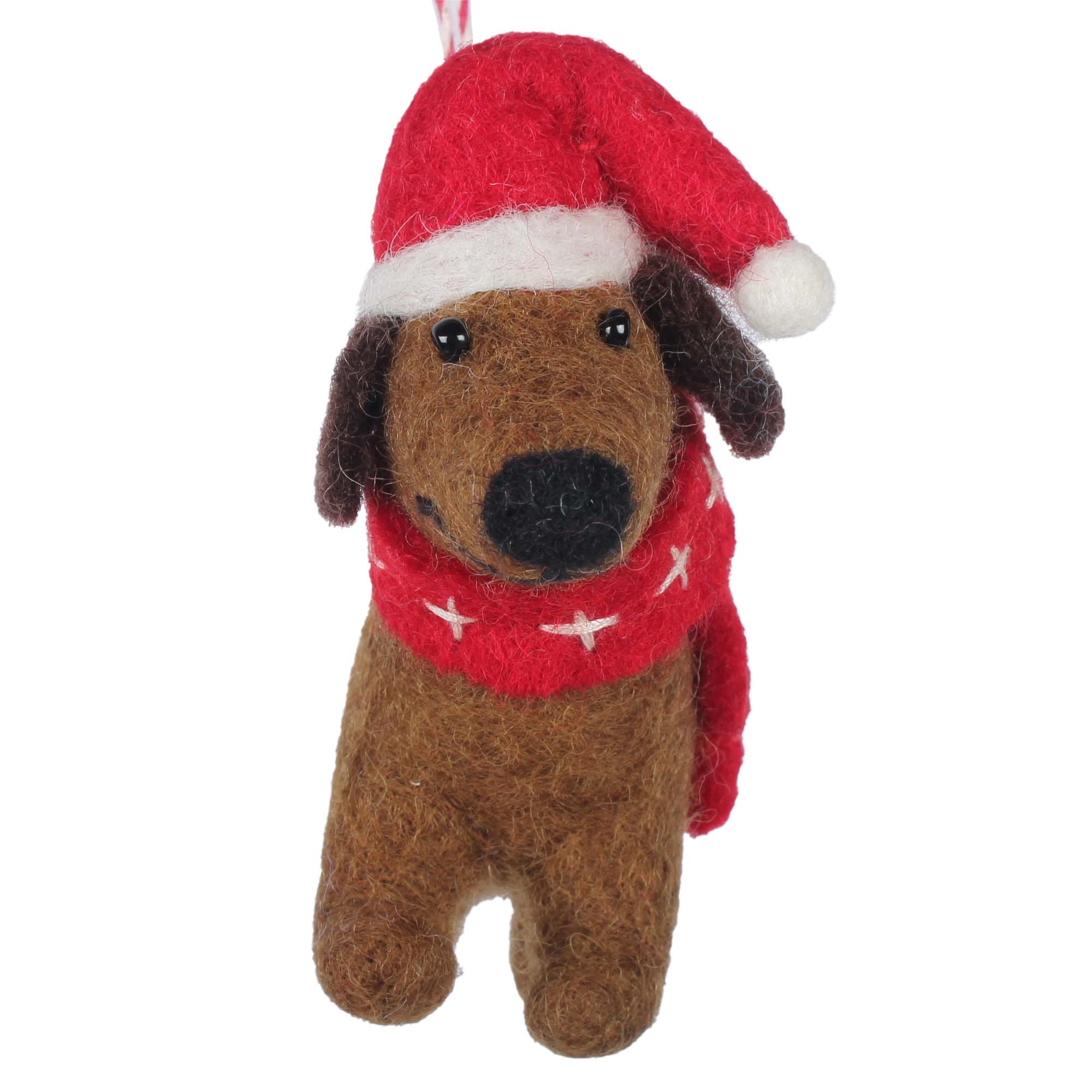 Big Dog Daschund Felt Ornament