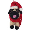 Big Dog Pug Felt Ornament
