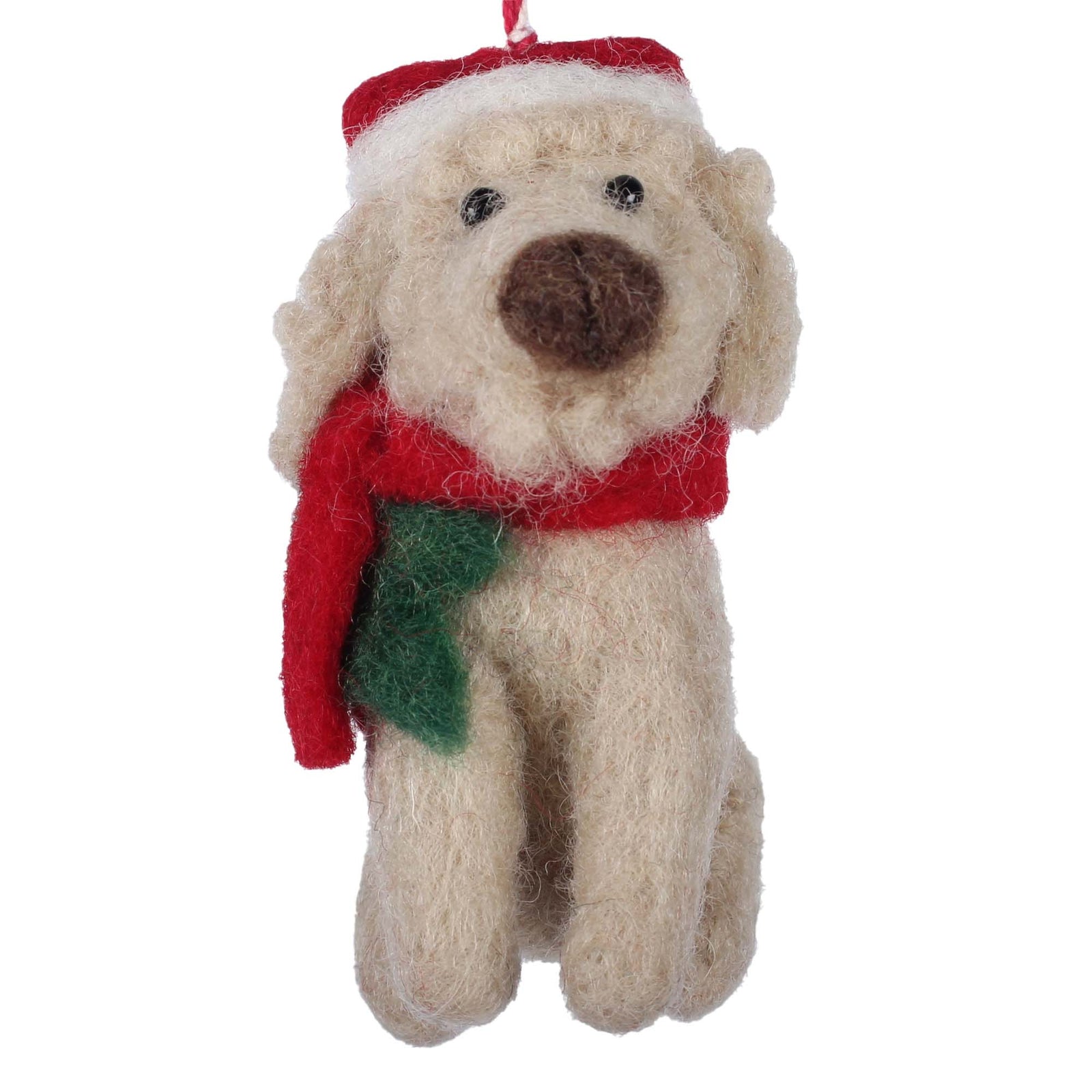 Big Dog Labradoodle Felt Ornament