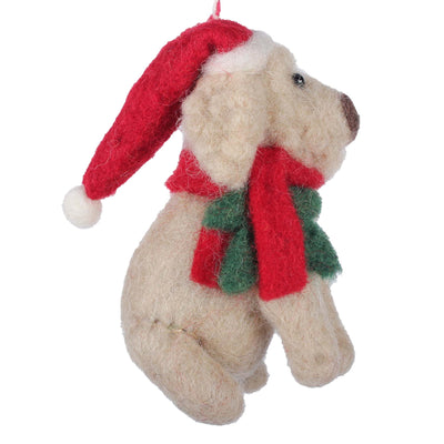 Big Dog Labradoodle Felt Ornament