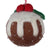 Christmas Pudding Felt Ornament