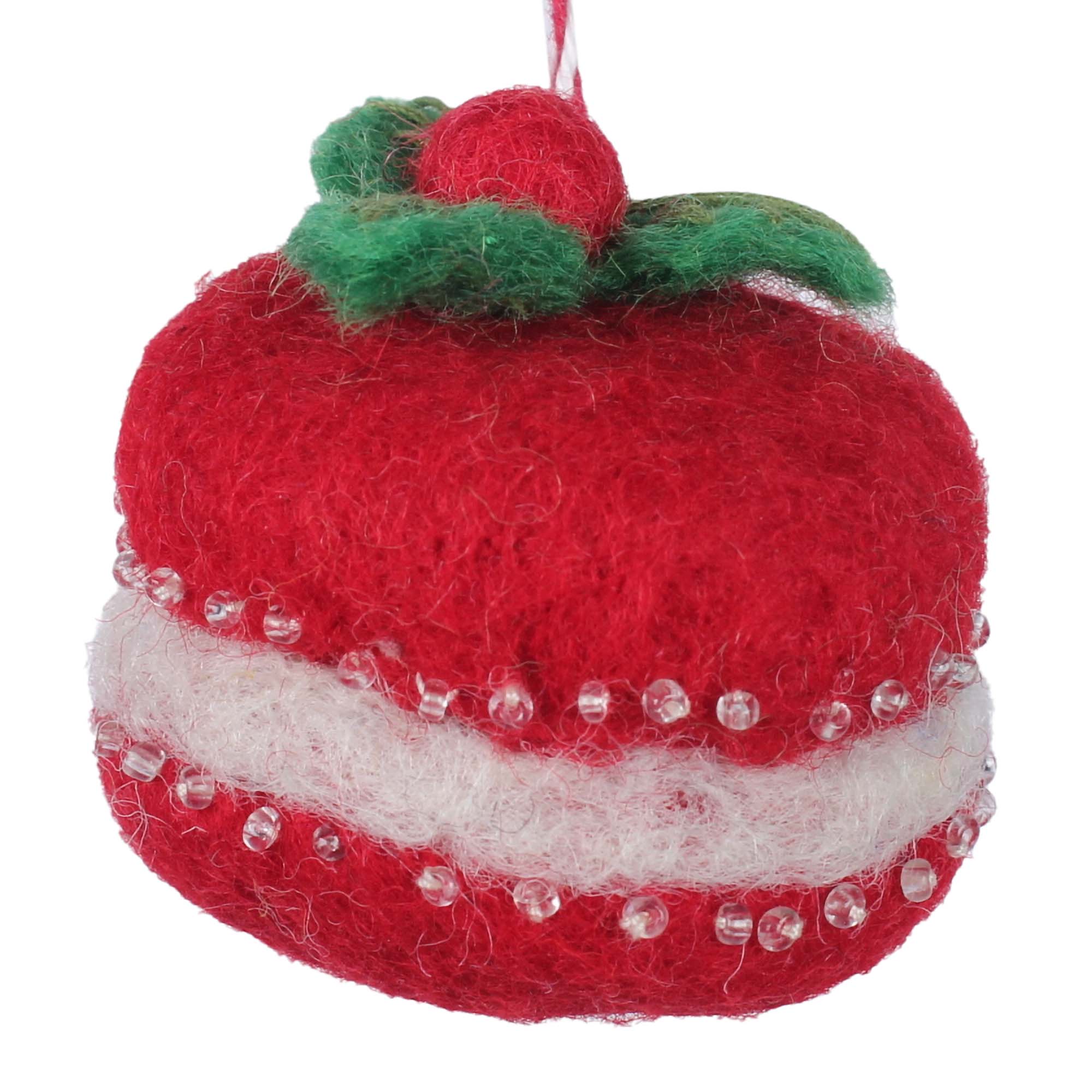 Macaroon Felt Ornament