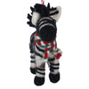 Christmas Zebra Felt Ornament
