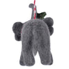 Elephant and Misletoe Felt Ornament