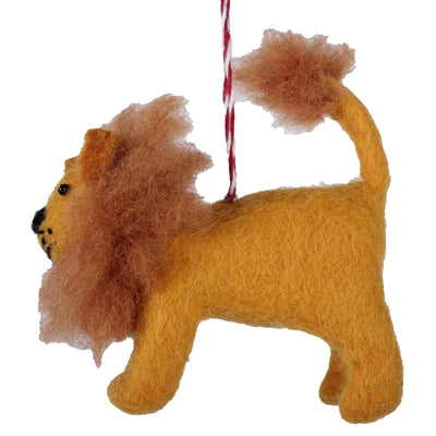 Lion Felt Ornament