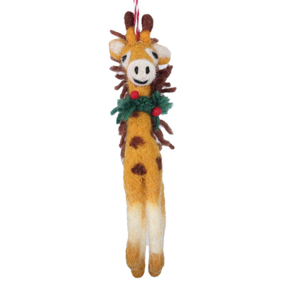 Giraffe Felt Ornament