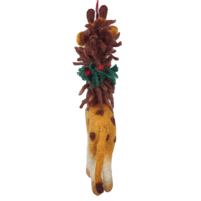 Giraffe Felt Ornament