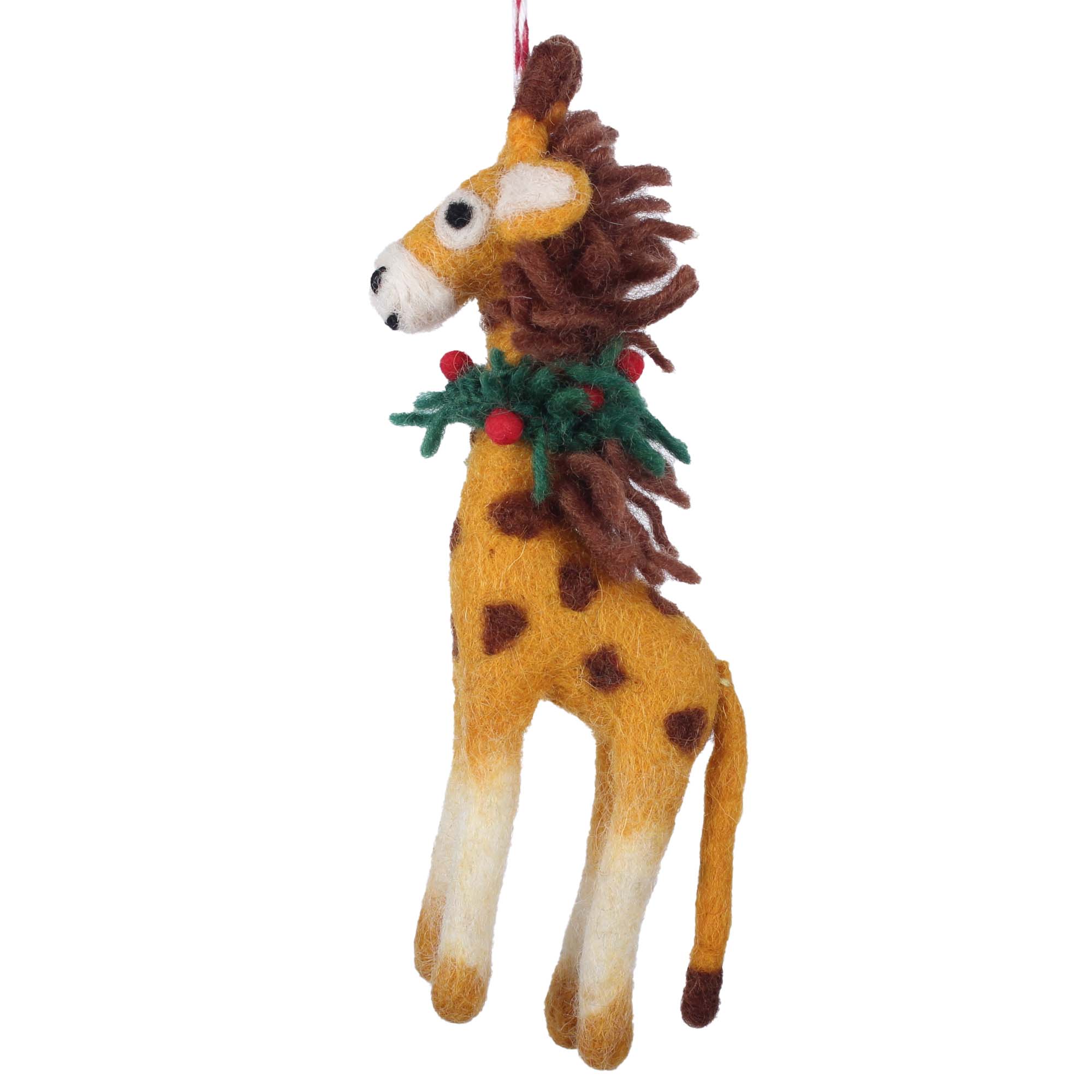 Giraffe Felt Ornament
