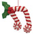 Candy Cane 8th Notes Felt Ornament