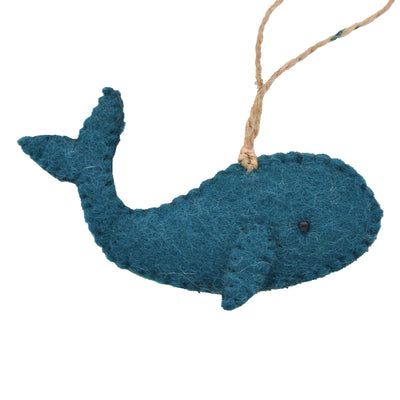 Whale Ornament Felt Ornament