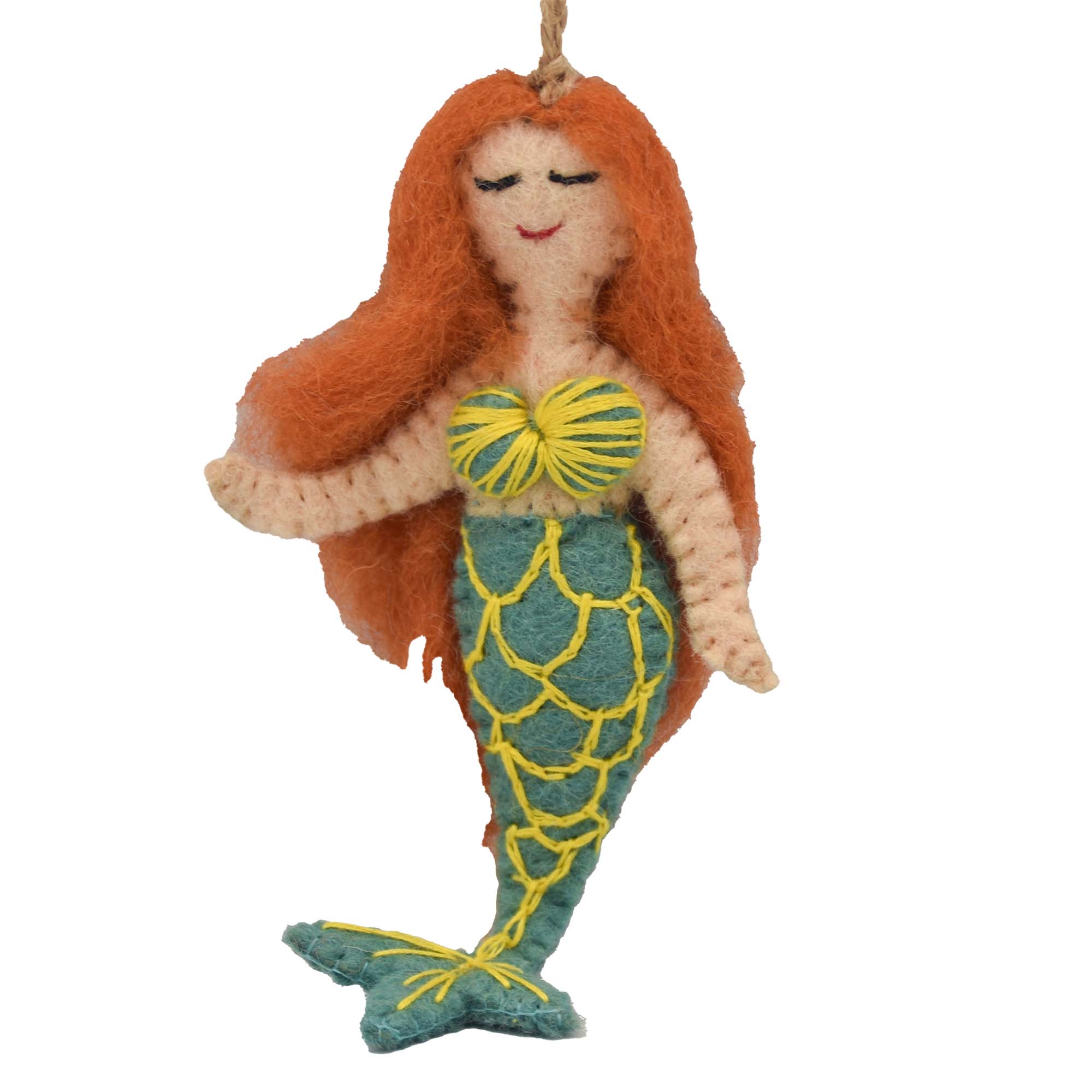 Mermaid Felt Ornament