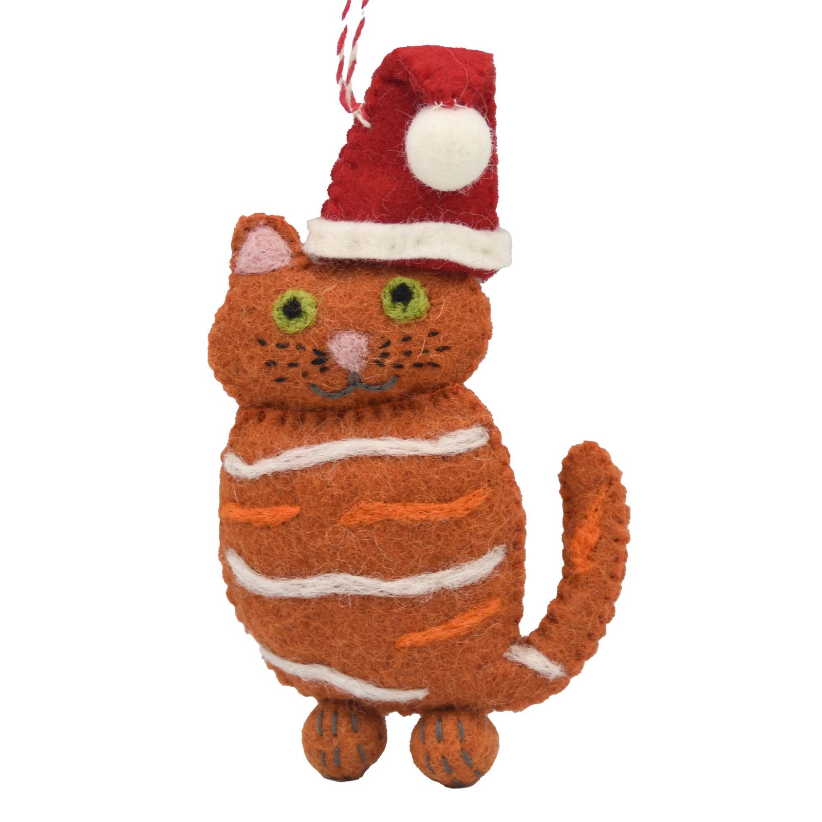 New Ginger Cat Felt Ornament
