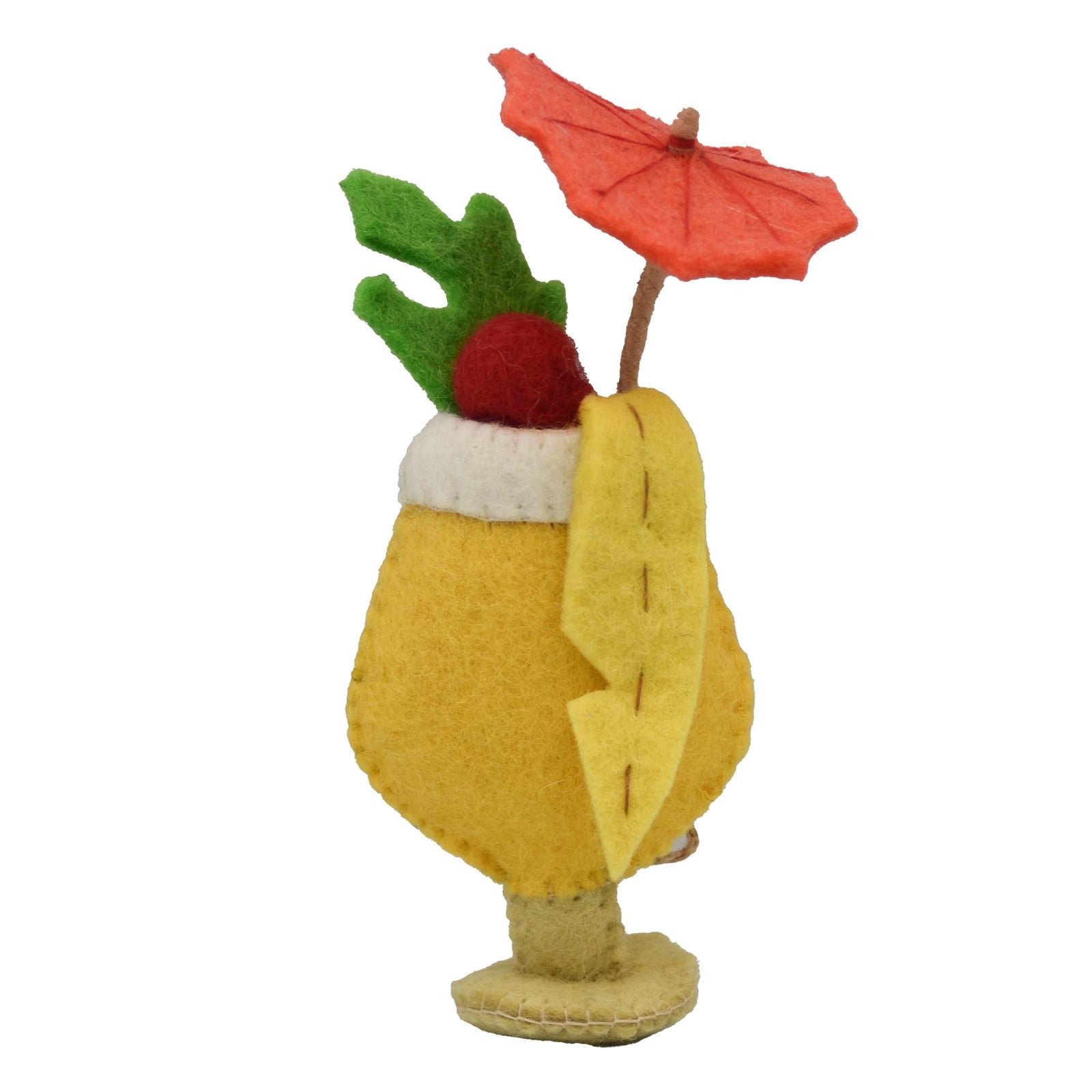 Pina Colada Felt Ornament