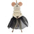 Red Carpet Queen Mouse Felt Ornament