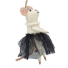 Red Carpet Queen Mouse Felt Ornament