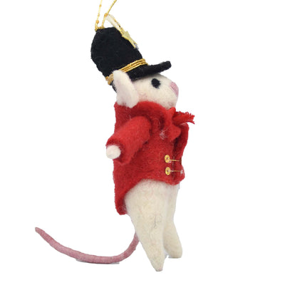 Showman Mouse Felt Ornament