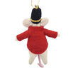 Showman Mouse Felt Ornament