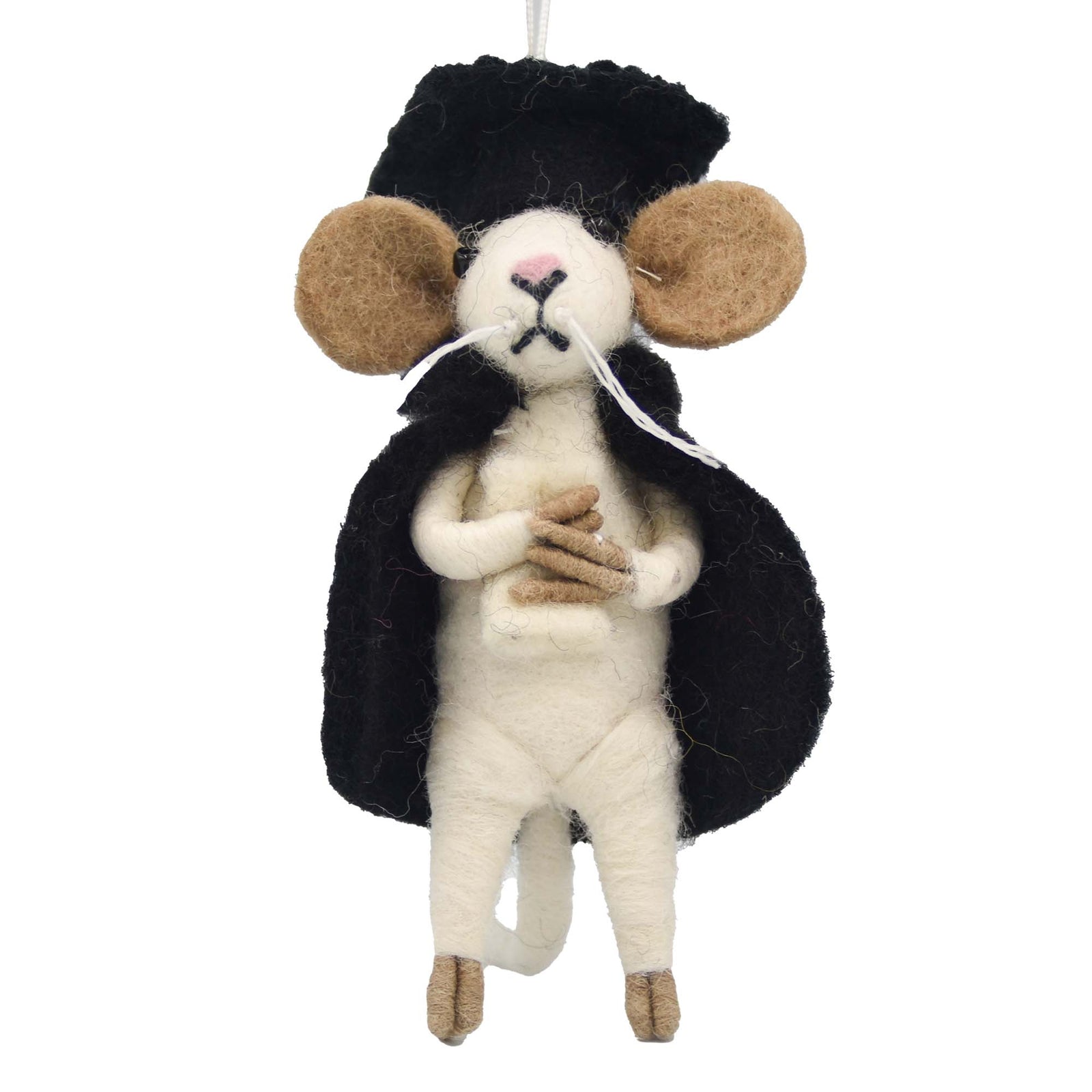 Graduate Mouse Felt Ornament