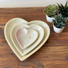 Soapstone Heart Dishes, Set of 3