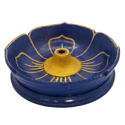 Incense Burner - Sapphire Lotus