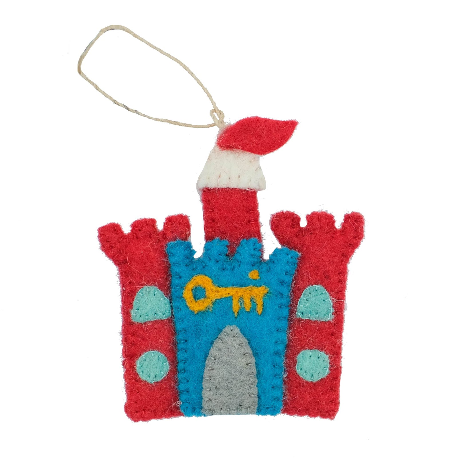Castle Felt Ornament