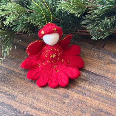 Ornament, Red Angel