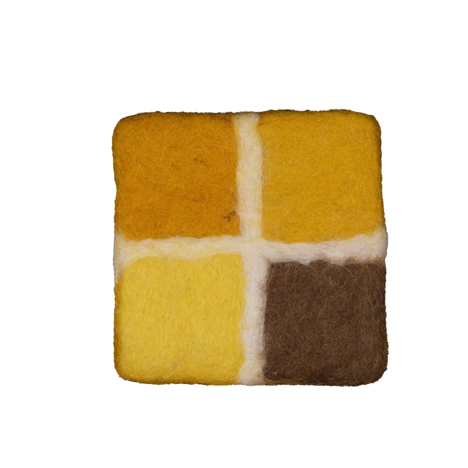 Honey Window Pane Coasters, Set of 4