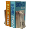 Soapstone Giraffe Natural Stone Bookends