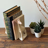 Soapstone Giraffe Natural Stone Bookends